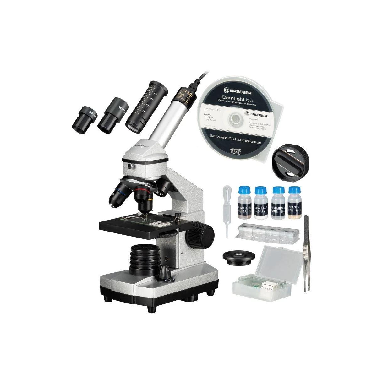 Ensemble De Microscopes Bresser Junior 40x-1024x