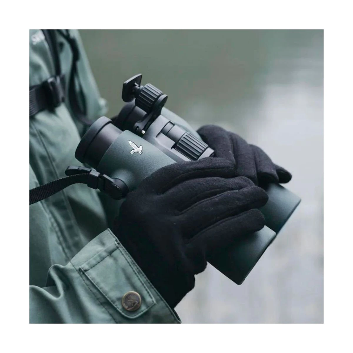 Jumelles SWAROVSKI NL PURE 10X32 NOIR VERT – Image 2