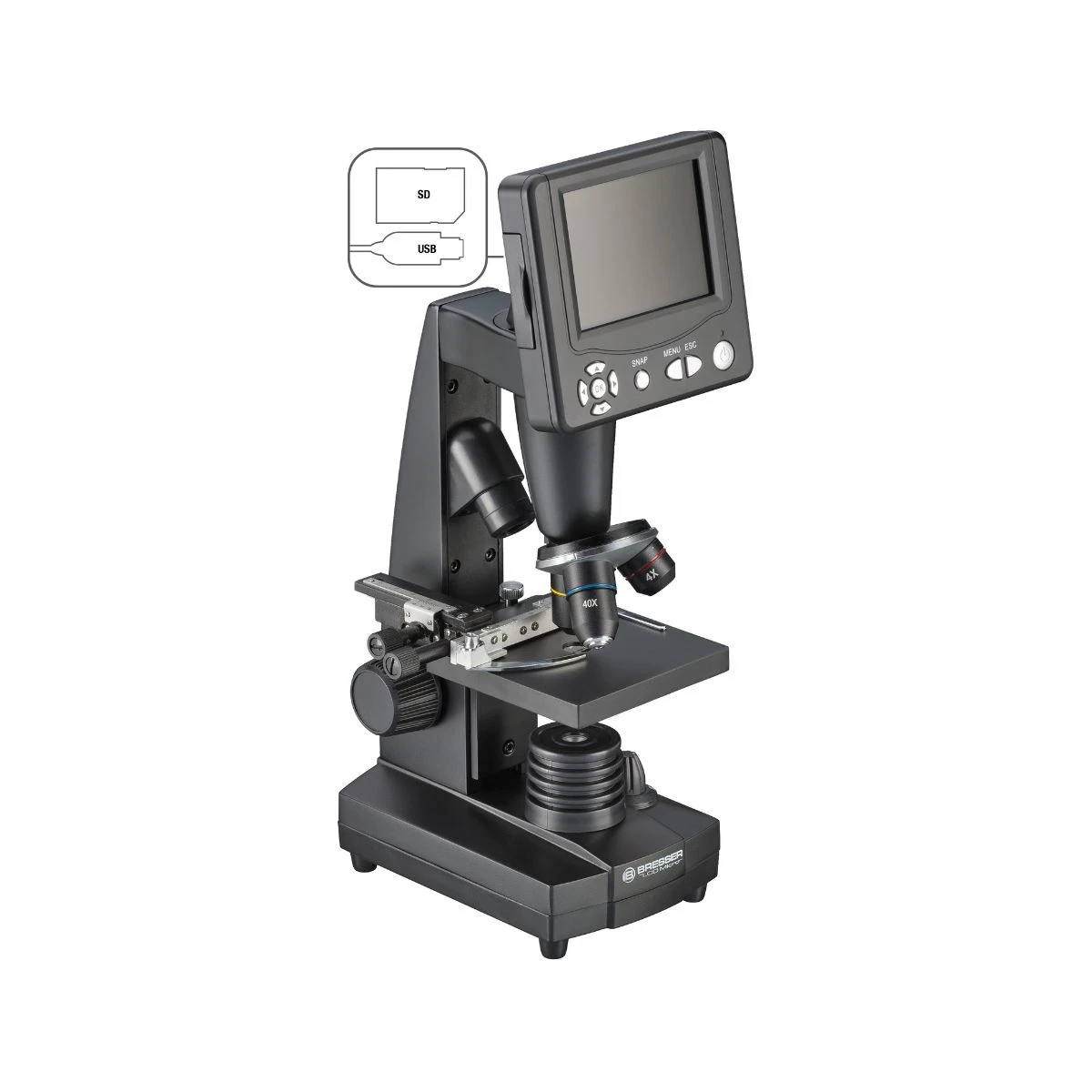 Microscope LCD Bresser - 8,9 Cm (3,5 Pouces) – Image 2