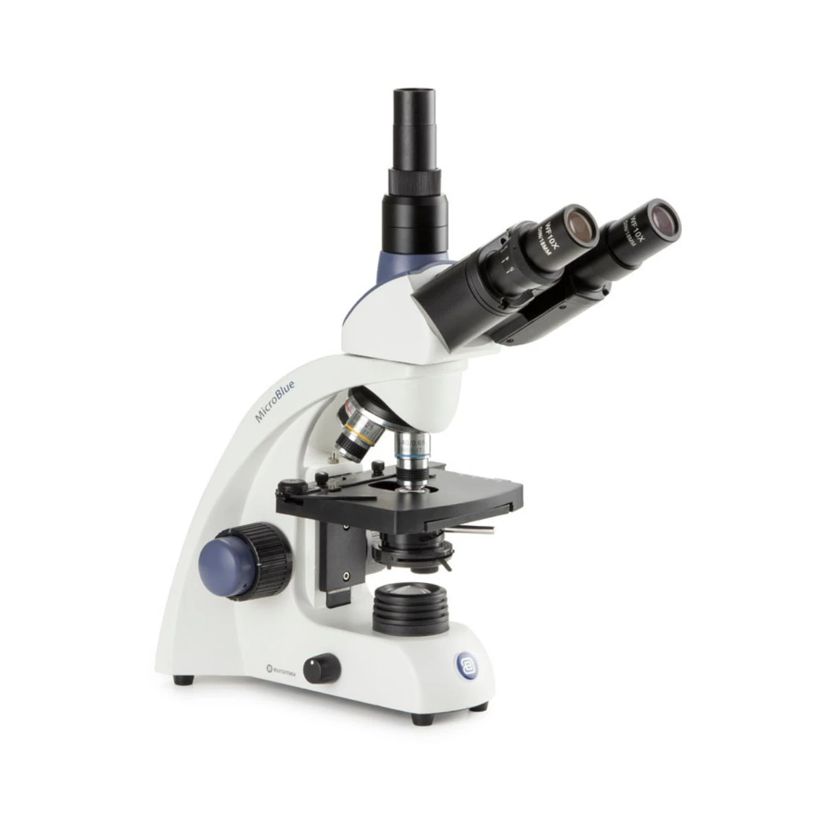 Microscope Trinoculaire MicroBlue - Platine X-y - 4x/10x/40x/100x