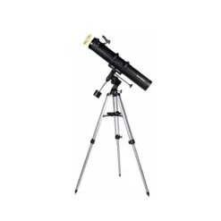 Bresser Télescope Galaxia 114/900 EQ3 + Adaptateur Pour Smartphone Et Filtre Solaire